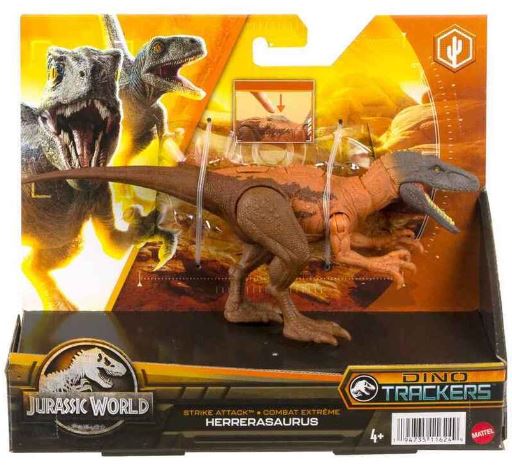 JURASSIC WORLD STRIKE PACK - HERRERASAURUS - DINO TRACKER FIGURE