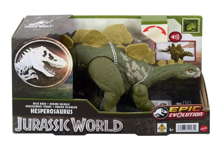 JURASSIC WORLD EPIC EVOLUTION ACTION FIGURE WILD ROAR HESPEROSAURUS