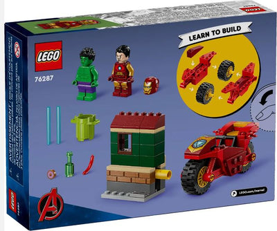 LEGO 76287 - MARVEL - IRON MAN WITH BIKE AND THE HULK