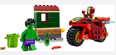 LEGO 76287 - MARVEL - IRON MAN WITH BIKE AND THE HULK