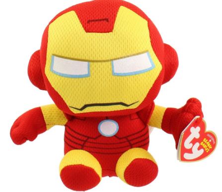 TY BEANIE BABIES - MARVEL - IRON MAN REGULAR