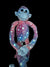 HANGING MONKEY - EVA PINK/BLUE GLOW IN THE DARK