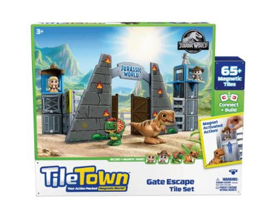 TILETOWN - JURASSIC WORLD GREAT ESCAPE TILE SET