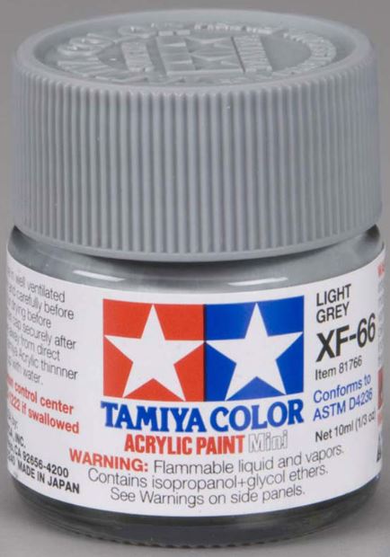 TAMIYA ACRYLIC PAINT MINI XF-66 LIGHT GREY