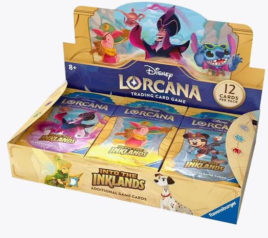 DISNEY LORCANA TCG INTO THE INKLANDS BOOSTER PACK BOX 24 PACK