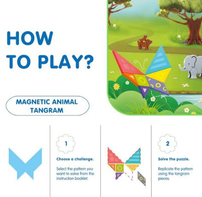 HOLA - EDUCATIONAL PUZZLE GAME - MAGNETIC ANIMAL PUZZLE