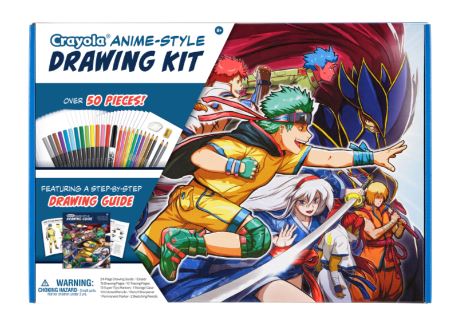 CRAYOLA ANIME -STYLE DRAWING KIT- LEARN TO DRAW