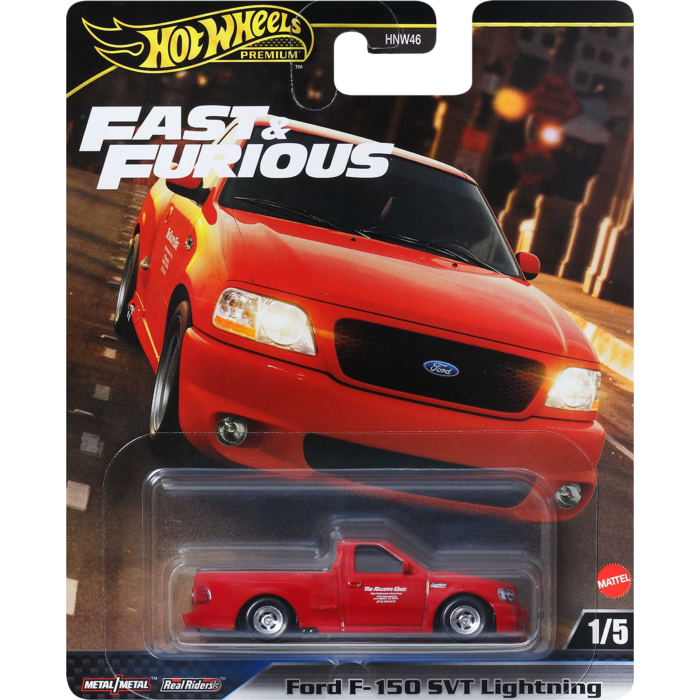 HOT WHEELS PREMIUM FAST & FURIOUS - FORD F-150 SVT LIGHTNING