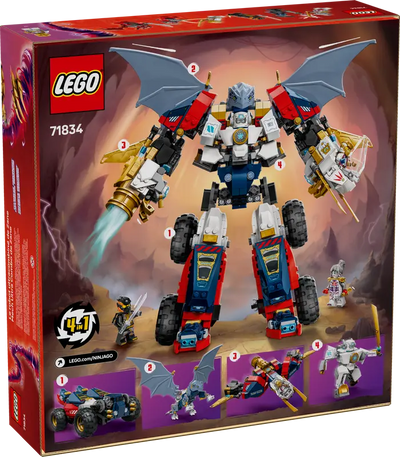 LEGO 71834 NINJAGO ZANE'S ULTRA COMBINER MECH