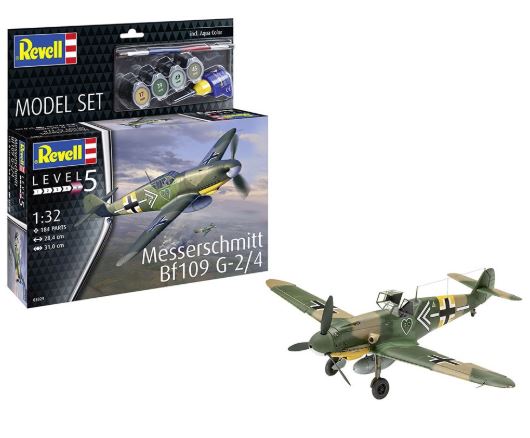 REVELL MESSERSCHMITT BF109 G-2/4 1:32 STARTER KIT