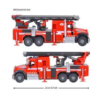 MAJORETTE MACK GRANITE FIRE TRUCK