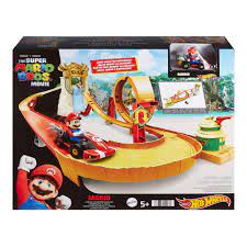 HOT WHEELS - THE SUPER MARIO BROS. MOVIE - JUNGLE KINGDOM RACEWAY TRACK SET