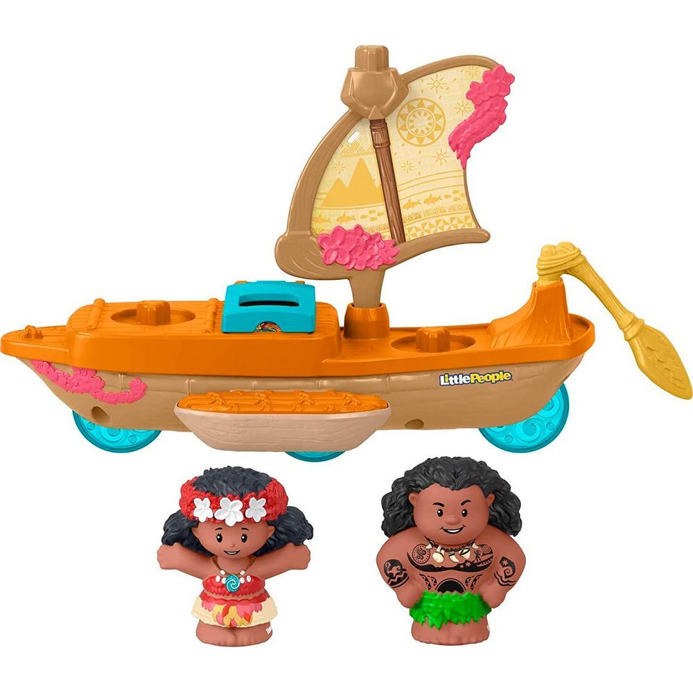 FISHER PRICE - LITTLE PEOPLE DISNEY PRINCESS MOANA AND MAUI'S CANOE