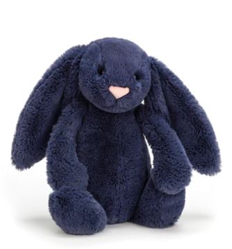 JELLYCAT - LITTLE BASHFUL NAVY BUNNY