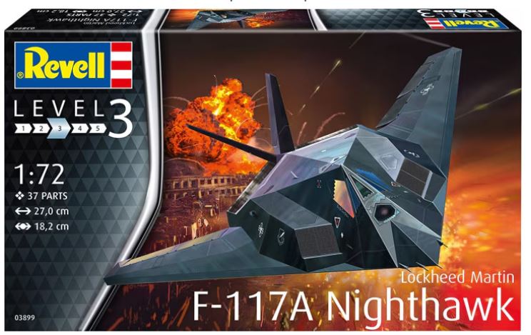 REVELL 1/72 F-117A NIGHTHAWK STEALTH FIGHTER