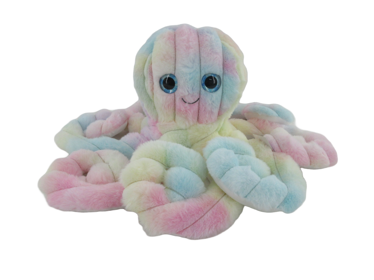 50CM TIE DYED OCTOPUS - WIGGLETON RAINBOW