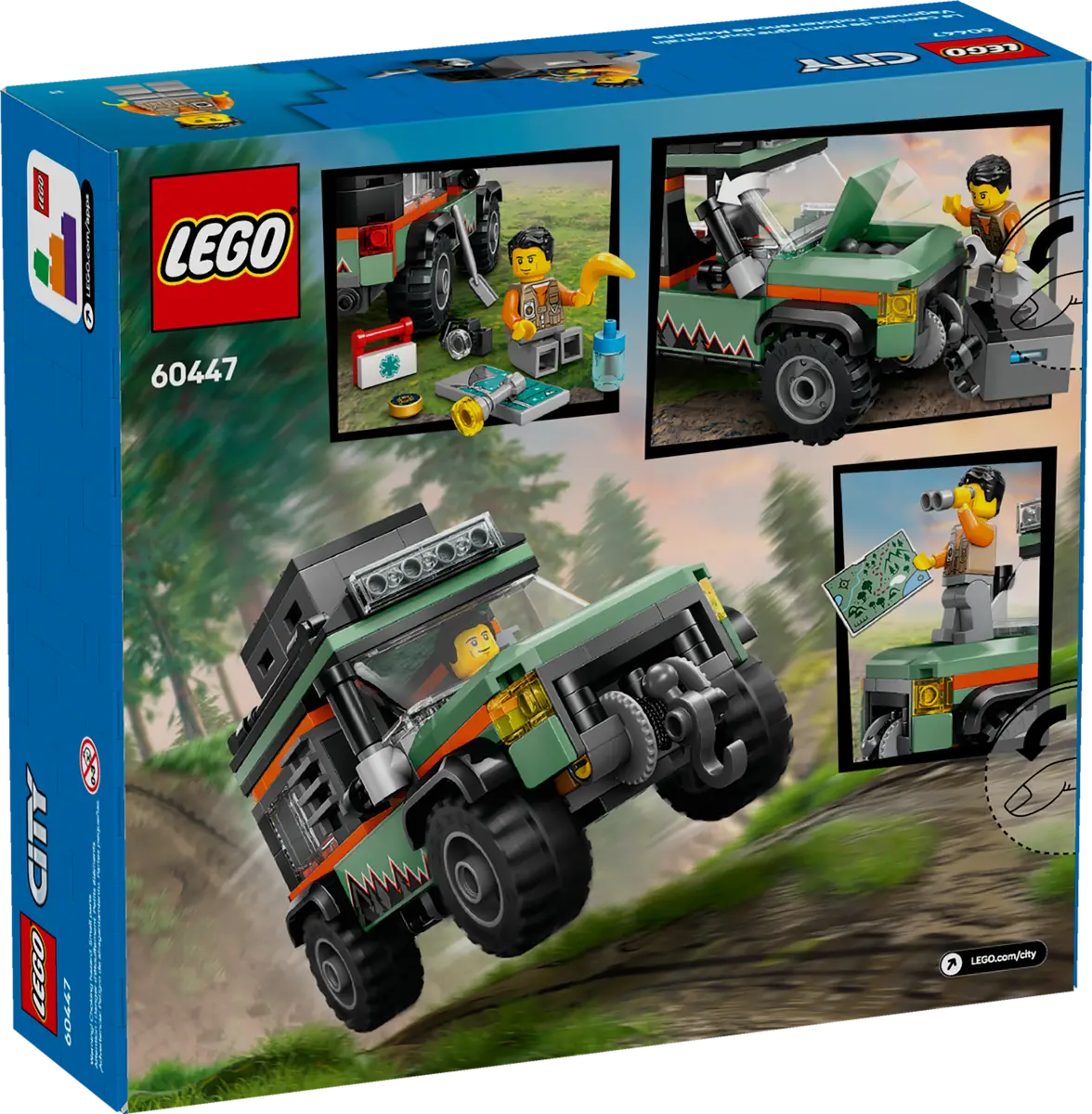 LEGO CITY 60447 OFF ROAD 4 X 4 MOUNTAIN TRUCK