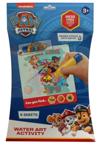 PAW PATROL - MESS FREE WATER ART ACTIVITY