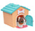 LITTLE LIVE PETS - PUPPY'S HOME MINIS SHORT HAIR DESIGN AQUA ROOF