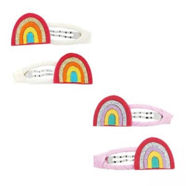 OVER THE HAIR RAINBOW HIAR CLIPS