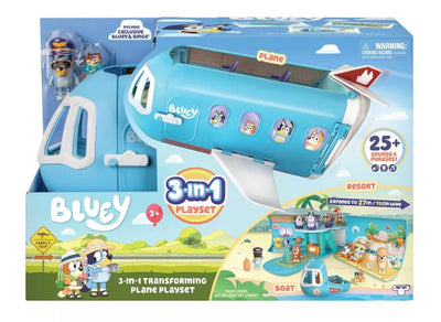 BLUEY - 3-IN-1 TRANSFORMING PLANE PLAYSET