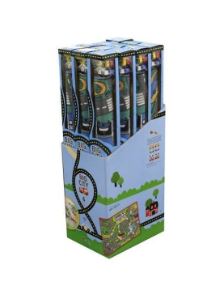 BIG CITY PLAYMAT BOXED SET INCL. 4 WOODEN CARS