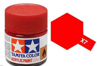 TAMIYA ACRYLIC PAINT MINI X-7 - RED