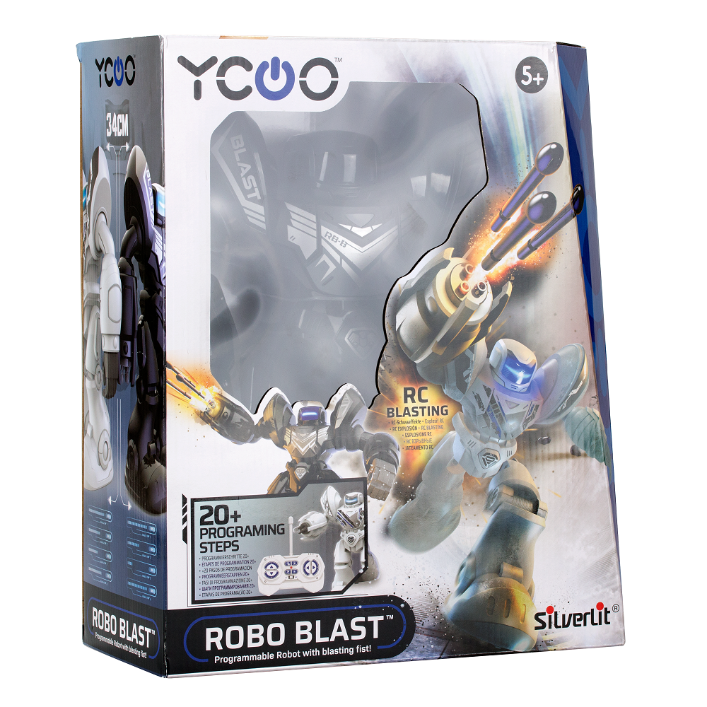 YCOO - ROBO BLAST - REMOTE CONTROL ROBOT ASSORTED COLOURS