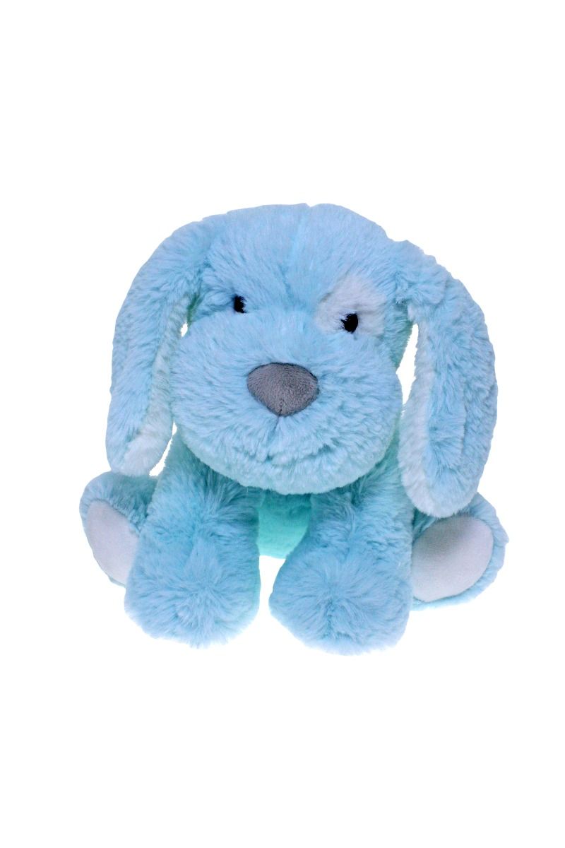 SITTING PLUSH BLUE DOG