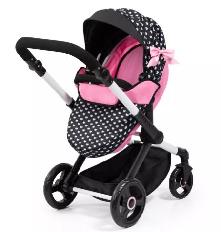 BAYER XEO MEGA SET DOLL PRAM WITH BAG