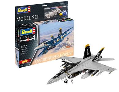 REVELL MODEL SET 1:72 F/A18F SUPER HORNET