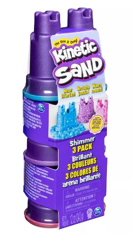 KINETIC SAND SHIMMERS MULTI PACK 3PC