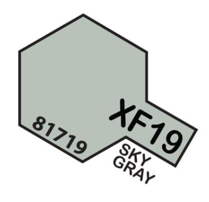 TAMIYA ACRYLIC PAINT MINI XF-19 SKY GREY