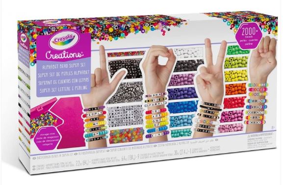 CRAYOLA CREATIONS - ALPHABET BEAD SUPER SET