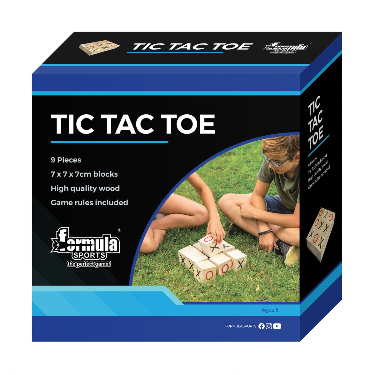 FORMULA SPORTS - WOODEN - TIC TAC TOE