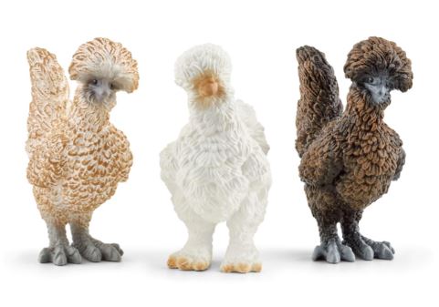 SCHLEICH - FARM WORLD - CHICKEN FIRENDS 3 PACK