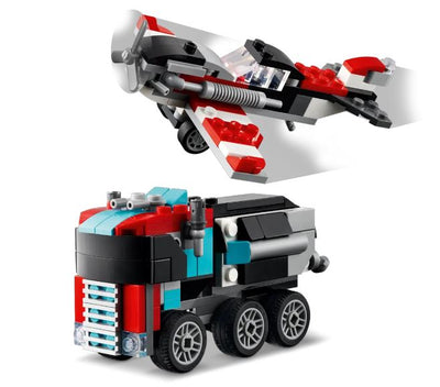 LEGO 31146 FLATBED TRUCK WITH HELICOPTER