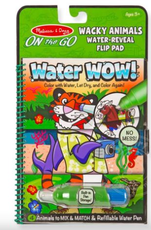 MELISSA & DOUG - ON THE GO - WATER WOW WACKY ANIMALS FLIP