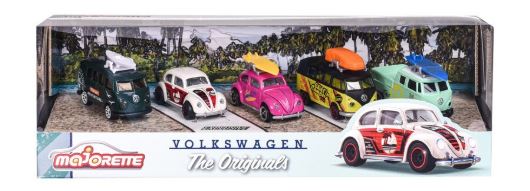 MAJORETTE VOLKSWAGEN THE ORIGINALS 5 PC BOX GIFTPACK