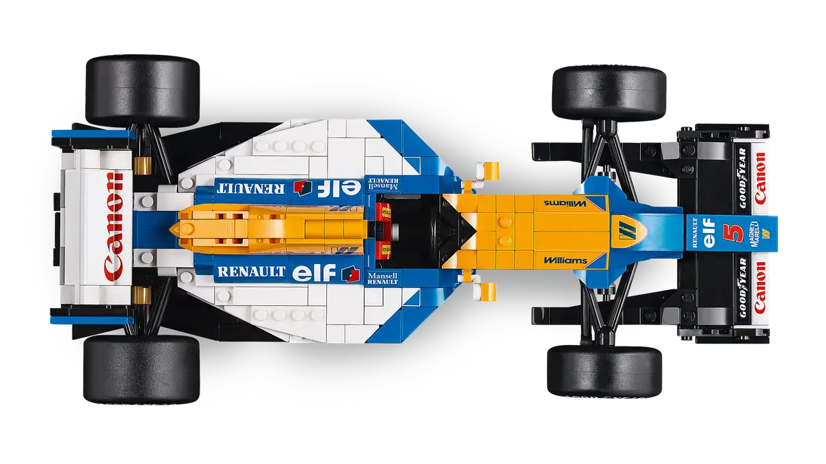 LEGO ICONS 10353 WILLIAMS RACING FW14B & NIGEL MANSELL