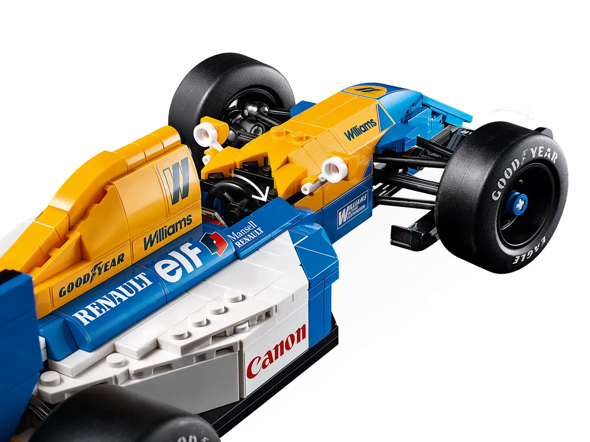 LEGO ICONS 10353 WILLIAMS RACING FW14B & NIGEL MANSELL