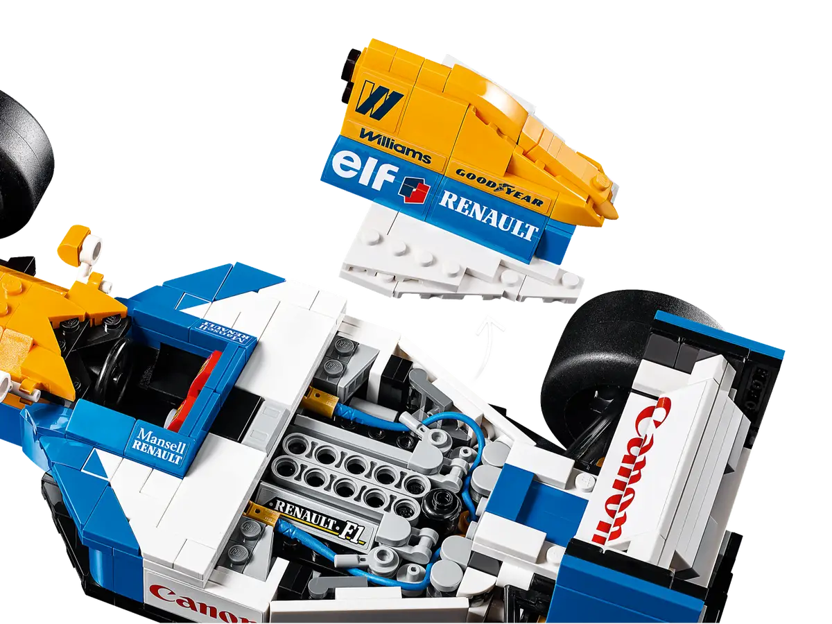 LEGO ICONS 10353 WILLIAMS RACING FW14B & NIGEL MANSELL