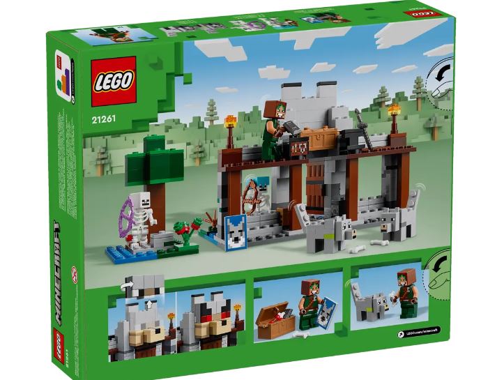 LEGO 21261 MINECRAFT - THE WOLF STRONGHOLD