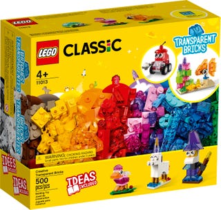 LEGO 11013 CREATIVE TRANSPARENT BRICKS