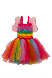 FRIENDSHIP FAIRY DRESS RAINBOW - MEDIUM