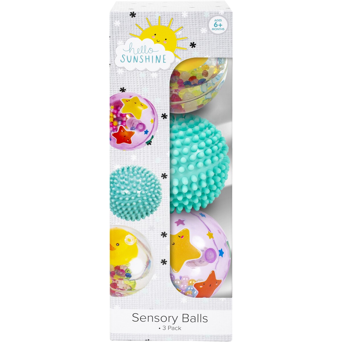 HELLO SUNSHINE SENSORY BALLS 3 PACK