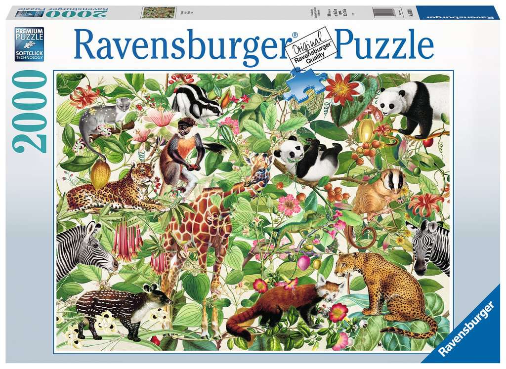 RAVENSBURGER 168248 - JUNGLE 2000 PIECE PUZZLE