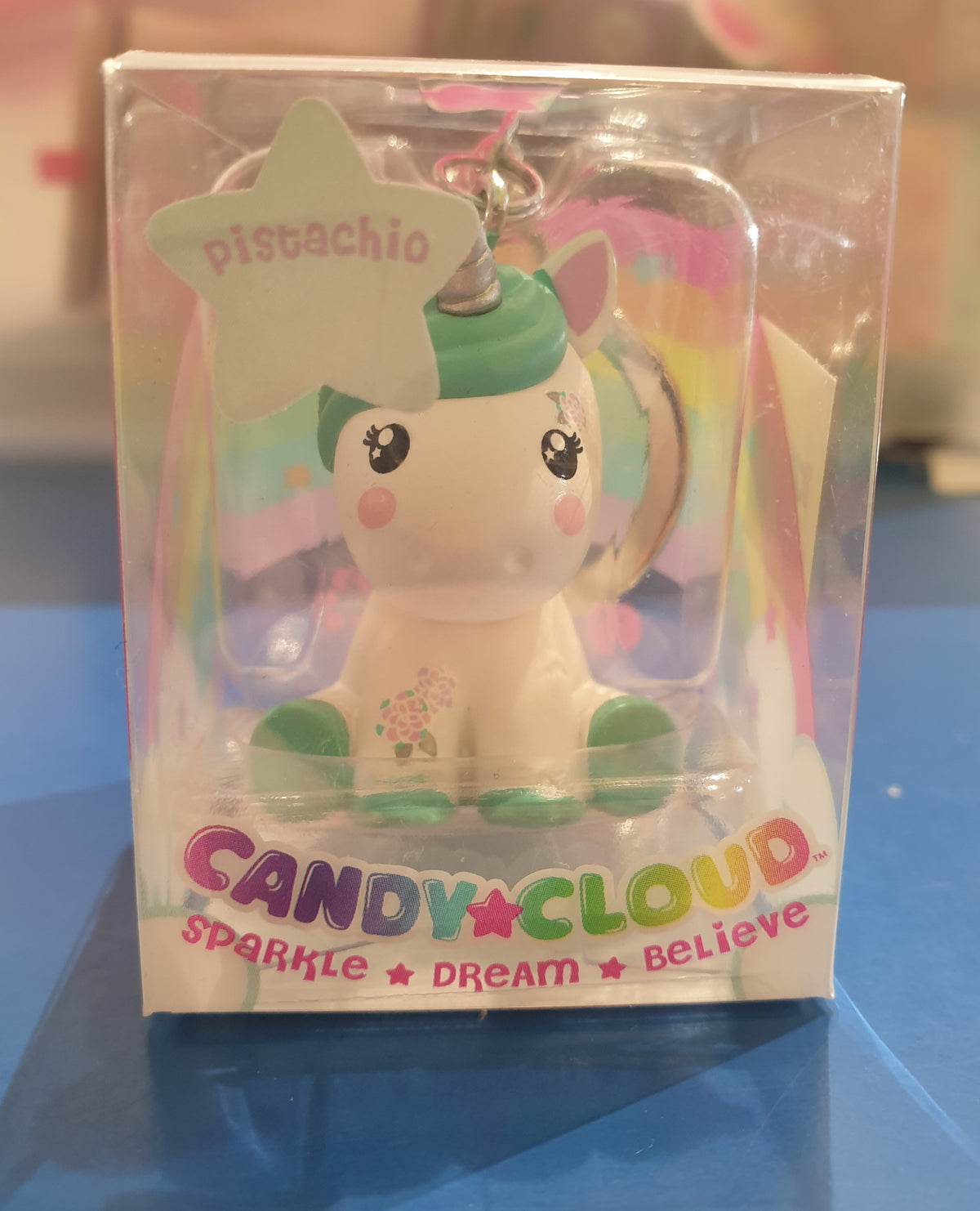 CANDY CLOUD KEYCHAIN PISTACHIO