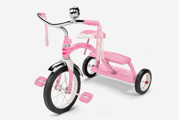 RADIO FLYER CLASSIC PINK DUAL TRIKE