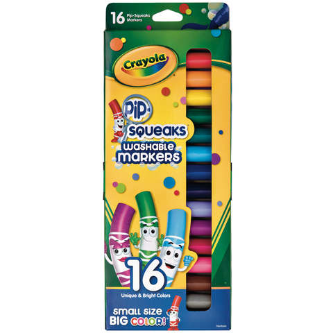 16 PIP-SQUEAKS MARKERS | CRAYOLA | Toyworld Frankston